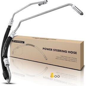 A-Premium Power Steering Hose Pressure Hose Line Assembly Compatible with Chevrolet Corvette 2009-2013 V8 6.2L Supercharged Pump To Gear/Rack Pinion
