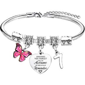 Nimteve Inspirational Bracelet Birthday Gifts for Women You Are Awesome Bracelet Birthday Bracelet Gifts for Mom Aunt Happy Birthday Bracelet for Friends Sister Daughter Granddaughter in Kuwait