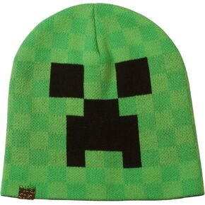 Minecraft Creeper Face Beanie Green L/XL