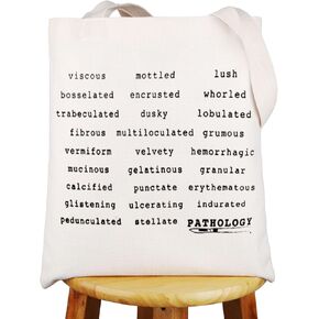 JNIAP Pathologist Tote Bag Pathology Gifts Pathology Assistant Gifts Histologist Tote Bag Pathologist Graduation Gift