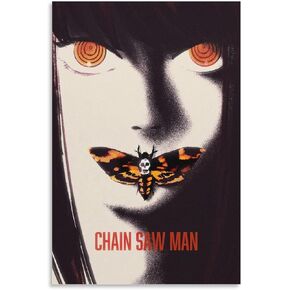 Chainsaw Makima Canvas Art Poster And Wall Art Picture Print Modern Family Bedroom Decor Posters Gifts 12x18inch(30x45cm) in Saudi Arabia