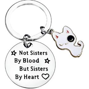 Girlfriend Keychain Funny Birthday Gift Long Distance Friendship Gift Female Friend Gifts Cute Christmas Gift