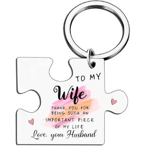 Stocking Stuffers for Women Adults Stocking Stuffers for Wife From Husband Wife Valentine's Day Gift for Her Unique Wife Christmas Birthday Presents Ideas for Lover Romantic Keychain