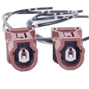 2pcs Alternator Pigtail Harness Plug Connector Compatible with 2012 to 2018 Honda Civic 4CYL Replacement H7130