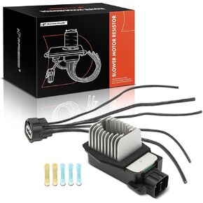 A-Premium HVAC Blower Motor Resistor Compatible with Ford Expedition 2003-2006 & Lincoln Navigator 2003-2006, LS 2000-2002 - Front Side, Replace# 2L1Z19E624AA
