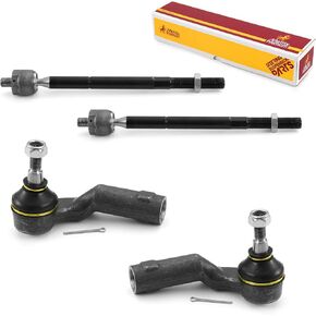 Metrix Premium Chassis Parts - 4 PC Inner & Outer Tie Rod End Kit Fits 2009-2013 Mazda 3 Sport, 2004-2013 Mazda 3, 2006-2017 Mazda 5, Replacement EV800024, ES800026, ES800025, Made in Europe
