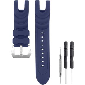 26mm Watch Band Compatible with Invicta, Soft Silicone Rubber Replacement Wrist Strap for Invicta Reserve Collection Venom Watch Straps