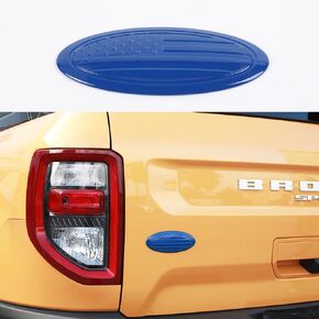 Embossed 3D American Flag Emblem Oval Decal USA US Badge for Ford Pickup 04-14 F150 11-14 Edge 11-16 Explorer 06-11 Ranger 07-14 Expedition Bronco Bronco Sport 2021 2022 2023 (Purple)