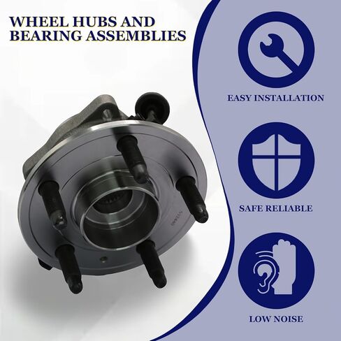 512440 Wheel Bearing and Hub Assembly, Compatible with Equinox 2017-2010 3.0L 182Cu. in. V6 Gas Terrain 2017-2010 3.0L 182Cu. in. V6 Gas in Kuwait