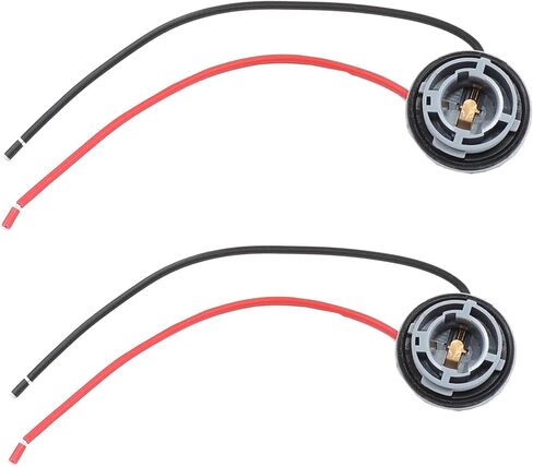 HiSport 1156 LED Bulbs Socket Holder Signal Brake Light Pre-Wired Wiring Sockets Adapter Connector Plug Wiring Harness in Saudi Arabia