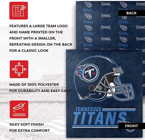 Northwest NFL Double Sided Blanket - 100% Soft Polyester - Double Sided - Embrace NFL Spirit and Stay Warm on Game Days (Philadelphia Eagles - Green) in Saudi Arabia