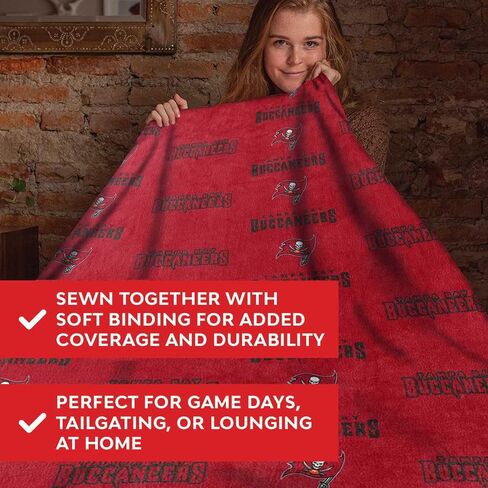 Northwest NFL Double Sided Blanket - 100% Soft Polyester - Double Sided - Embrace NFL Spirit and Stay Warm on Game Days (Philadelphia Eagles - Green) in Saudi Arabia