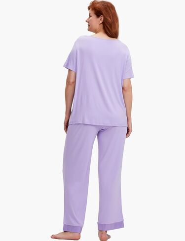 Bamboo Viscose Women's Short Sleeve Pajama Sets in Saudi Arabia