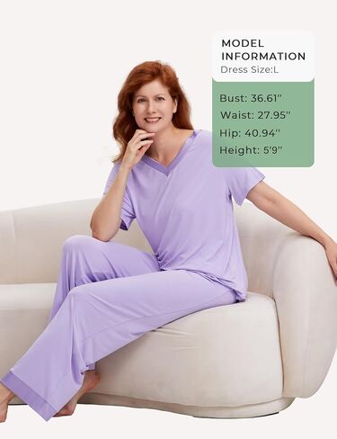 Bamboo Viscose Women's Short Sleeve Pajama Sets in Saudi Arabia