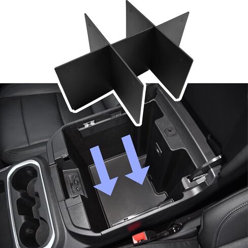 فواصل منظم وحدة التحكم المركزية لـ 2019-2022 Chevy Silverado 1500/GMC Sierra 1500 و2020-2023 Chevy Silverado/GMC Sierra 2500HD/3500HD (وحدة تحكم كاملة مع مقاعد دلو فقط) in Kuwait