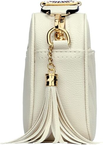 KKXIU Quilted Small Crossbody Bag for Women and Teen Girls Stylish Shoulder Purse with Wide Strap in Kuwait