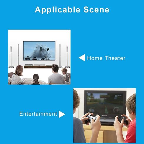 HDMI ARC Audio Extractor Support HDMI ARC to Optical SPDIF 3.5mm AUX Jack | HDMI ARC to Optical Coaxial RCA 3.5mm Audio Adapter Splitter for HDTV Soundbar Speaker Amplifier with Cable in Saudi Arabia