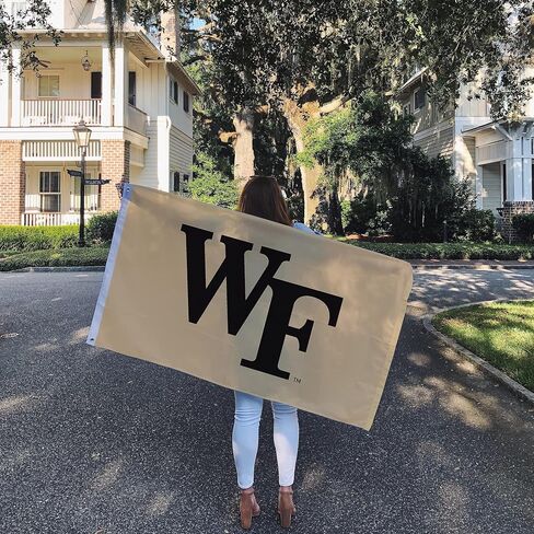 Desert Cactus Wake Forest University Flag Demon Deacons Flags Banners 100% Polyester Indoor Outdoor 3x5 (Style 1) in Saudi Arabia