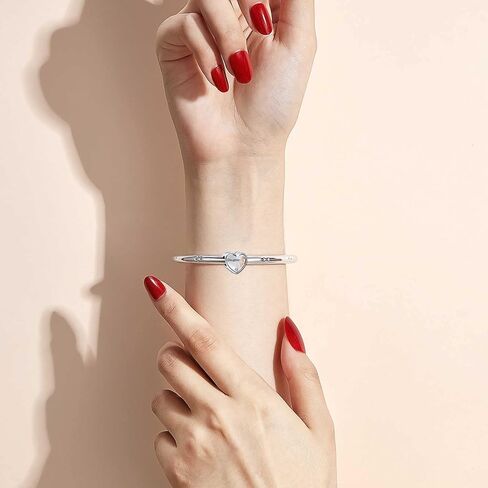 KunBead Rose I Love You Heart Birthday Bead Charms Compatible with Pandora Bracelet for Auntie Dad Daughter Grandma Mom Nana Sister Wife in Kuwait