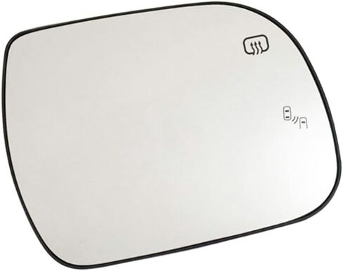 Side Mirror Glass Heated w/Backing Plate Convex Glass Type Replacement for Toyota Sienna 2011 2012 2013 2014 2015 2016 2017 2018 2019 (Left (Driver) Side) in Kuwait
