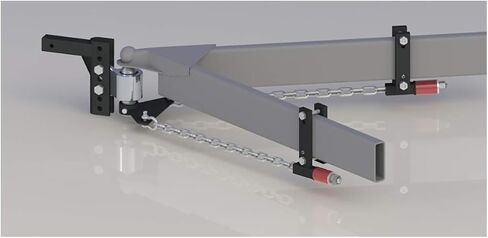 Andersen Hitches No-Sway Weight Distribution Hitch 8in Drop/Rise, 2-5/16in Ball, 3-6in Brackets in Saudi Arabia