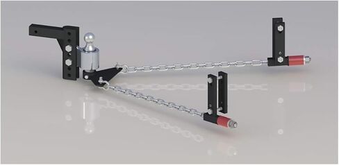 Andersen Hitches No-Sway Weight Distribution Hitch 8in Drop/Rise, 2-5/16in Ball, 3-6in Brackets in Saudi Arabia