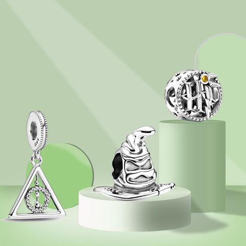 925 Sterling Silver Clip/Stop Charm Beads Turtle Pendant Balloon Charms Fit Women Bracelets Necklace 3 Piece/Package in Saudi Arabia