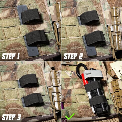 WYNEX Tourniquet Holder, Tactical Tourniquet Straps Holder MOLLE Medical EMT Hand Tools in Kuwait