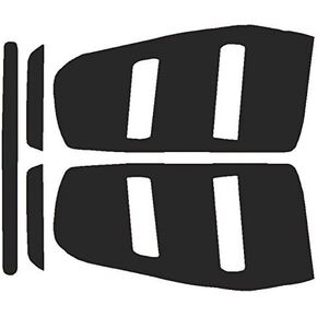 Precut Vinyl Tint Cover for 2010-2012 Ford Mustang Taillights (20% Dark Smoke)