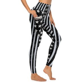 Women's High Waist Tummy Control Yoga Pants with Pockets Workout Leggings