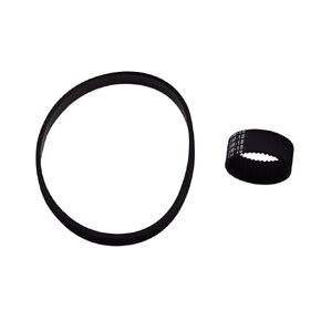 Replacement Black Drive Belt Sets Compatible with Earthwise SN70016 Electric Corded Snow Shovel,SN74014 Cordless Snow Blower(Includes Large Auger Belt and Small Motor Toothed Drive Belt)