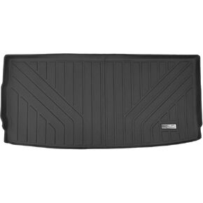 Floor Mats & Cargo Liner for 2022 2023 2024 2025 Jeep Wagoneer (8 Passenger Model) 2nd Row Bench Seat,TPE All Weather Protection Slush with Trunk mat Rubber Car Mats