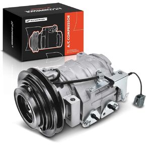 A-Premium Air Conditioner AC Compressor with Clutch Compatible with Hino 238 258 268 338 7.7L 2005-2010