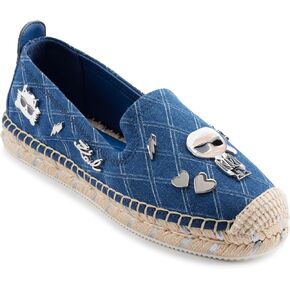 نعل داخلي مبطن للسيدات من KARL LAGERFELD نعل داخلي مبطن للاستخدام اليومي من Michaela-Flat Espadrille Platform