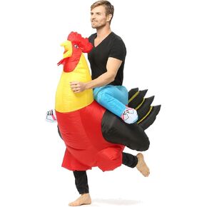 Original Rooster Costume, Inflatable Suit for Party (Adult)