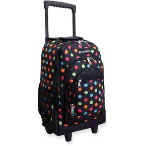 Everest Wheeled Backpack, Black, One Size
