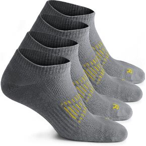 AKASO Ankle Athletic Running Socks - Coolmax Moisture Wicking Anti-Odor Low Cut Socks for Walking Sport Men Women, 2 Pack