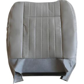 Priprilod #143 Med Gray Perforated Leather Driver or Passenger Side Bototm Replacement Seat Cover Compatible with Chevy Impala SS 1994 1995 1996
