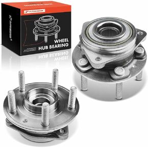 A-Premium 2 x Front Wheel Bearing and Hub Assembly with 5-Lug Compatible with Jeep Wrangler 2018-2023, Gladiator 2020-2023