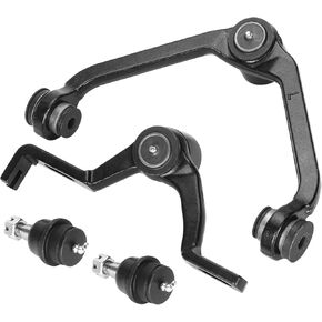 Front Upper Control Arm + Lower Ball Joints [Only 2-Piece Design w/Torsion Bar] for Ford Explorer 1995-2001, Ranger 1998-2011, for Mazda B3000 1998-2007, B4000 1998-2009, 4PCS