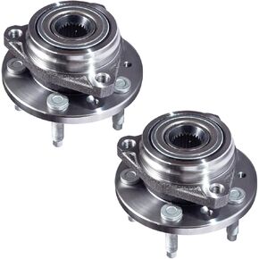 513156 x2 (Pair) Front Wheel Bearing and Hub Assembly Compatible with 1999 2000 2001 2002 2003 Fo-rd Windstar [5 Lug]