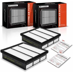 A-Premium 2-PC Engine Air Filter Compatible with Hyundai Elantra 2021-2023, Elantra N 2022-2023, 1.6L 2.0L Gas, Replace# 28113-AA100, 28113AA100