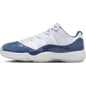 Air Jordan 11 Retro Low Diffused Blue Men's Shoes (FV5104-104, White/Diffused Blue/Football Grey)