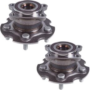 512374 x2 (For AWD/4WD Models) Rear Wheel Hub and Bearing Assembly Compatible With 2018-2021 Le-xus NX300,2015-2017 NX200t /2006-2018 Toy-ota RAV4# 42410-0R010 HA590201