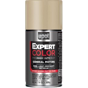 U-POL Expert Color, For General Motors 5322, Automotive Spray Paint, Professional Grade, Easy-To-Use, Light Driftwood Metallic