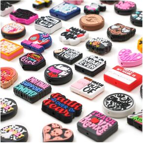 40Pcs Christmas Focal Beads for Pens, Xmas Silicone Beads Snowman Christmas Tree Focal Beads for Beadable Pen Keychain Making, DIY Pen Beads Focal Beads for Christmas Party Supplies Gifts