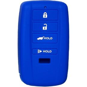 Key Fob Cover for Acura MDX: 4 Buttons Silicone Key Fob Remote Case Fit for Acura ILX Hybrid MDX RDX RLX TLX 2014 2015 2016 2017 2018 2019 2020 2021 2022 2023丨KR5V1X丨 (Pink)