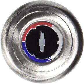 Grant 5643 Stainless Steel Horn Button (Chevy Bow Tie, Red/White/Blue)