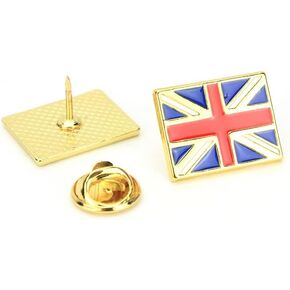 Britain English National Flag Enamel Pin and the United Kingdom heart-shaped National Emblem Badge Brooch For Backpack and Coat