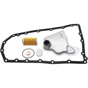 JF017E RE0F10D Transmission Filter Oil Pan Gasket Kit Replace 31728-29X0D 31726-3JX0A 31726-28X0A Compatible with Rogue Quest Altima Maxima Murano Juke Pathfinder QX60